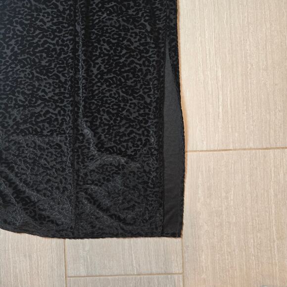 NWT Popular Basics Black Leopard Textured Bodycon Dress XL - Picture 6 of 9